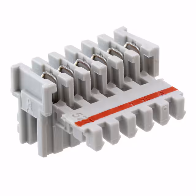 284932-6 TE Connectivity AMP Connectors  Free Hanging Panel Mount